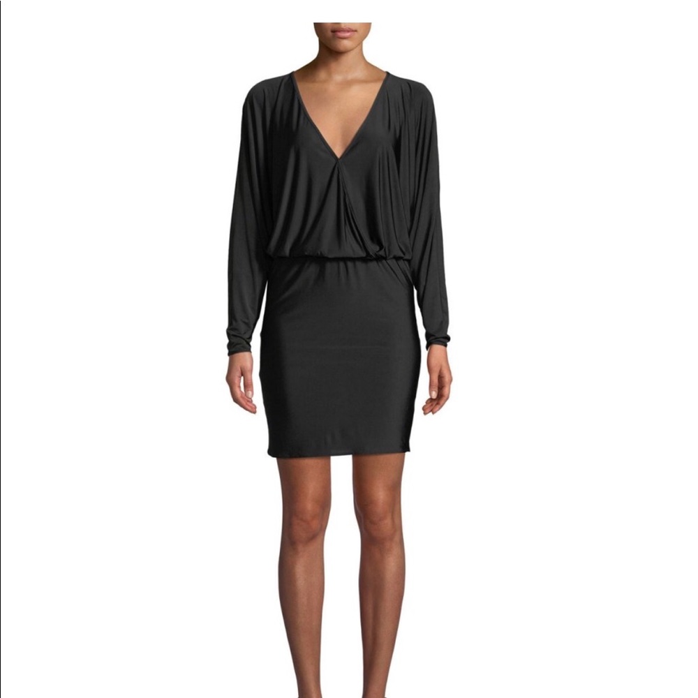 Amanda uprichard black Thomas long sleeve dress